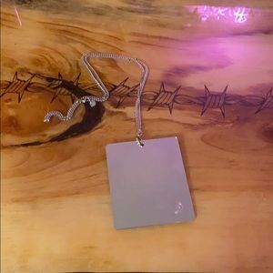 MM6 Maison Margiela mirror necklace